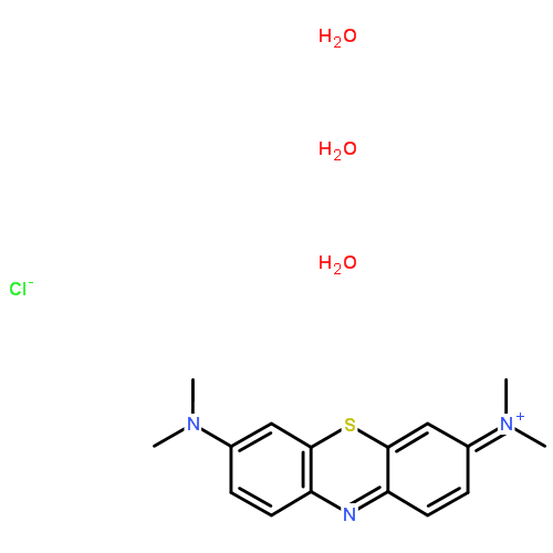 亚甲基蓝CAS7220-79-3结构式