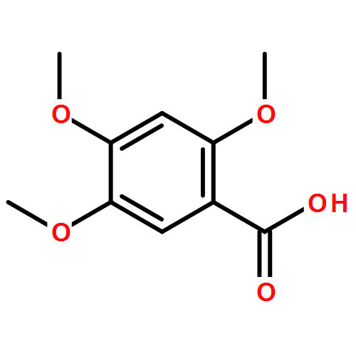 2,4,5-三甲氧基苯甲酸|490-64-2结构式