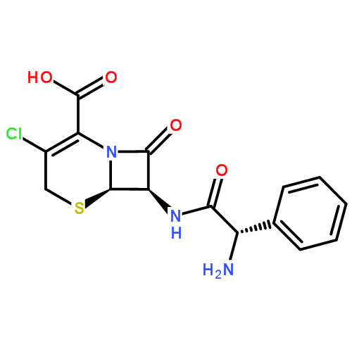 头孢克洛|53994-73-3结构式