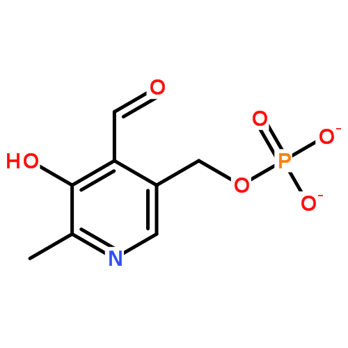5-磷酸吡哆醛|41468-25-1结构式