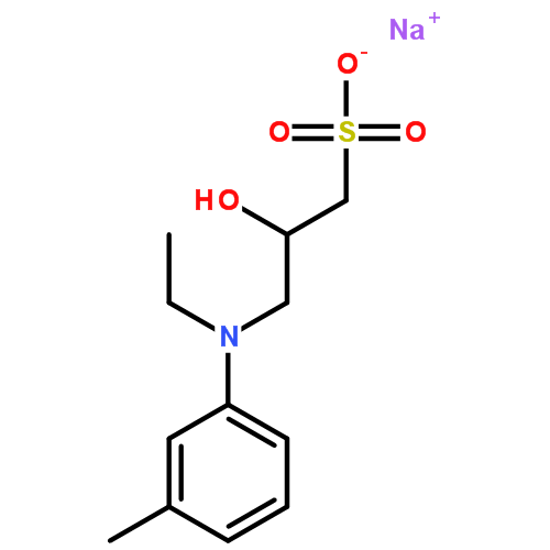 N-乙基-N-(2-羟基-3-磺丙基)-3-甲基苯胺钠盐|82692-93-1结构式