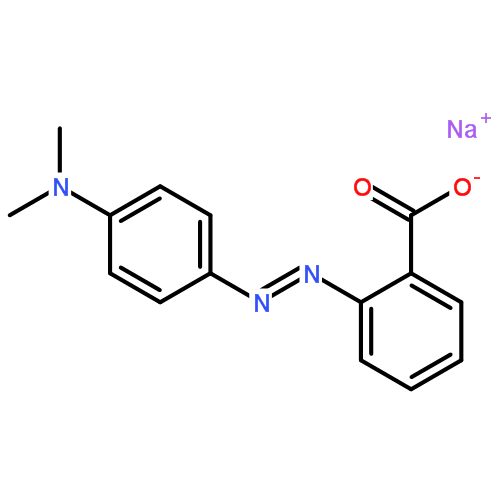 甲基红钠盐|845-10-3结构式