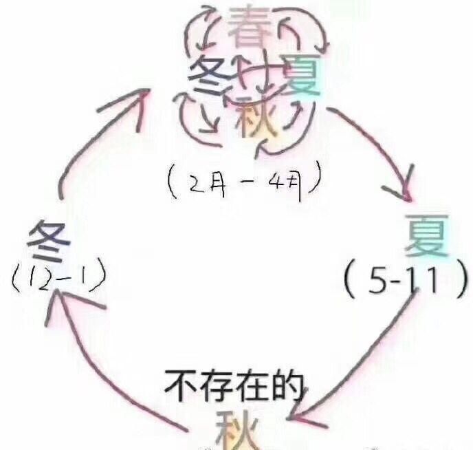 上海四季分布